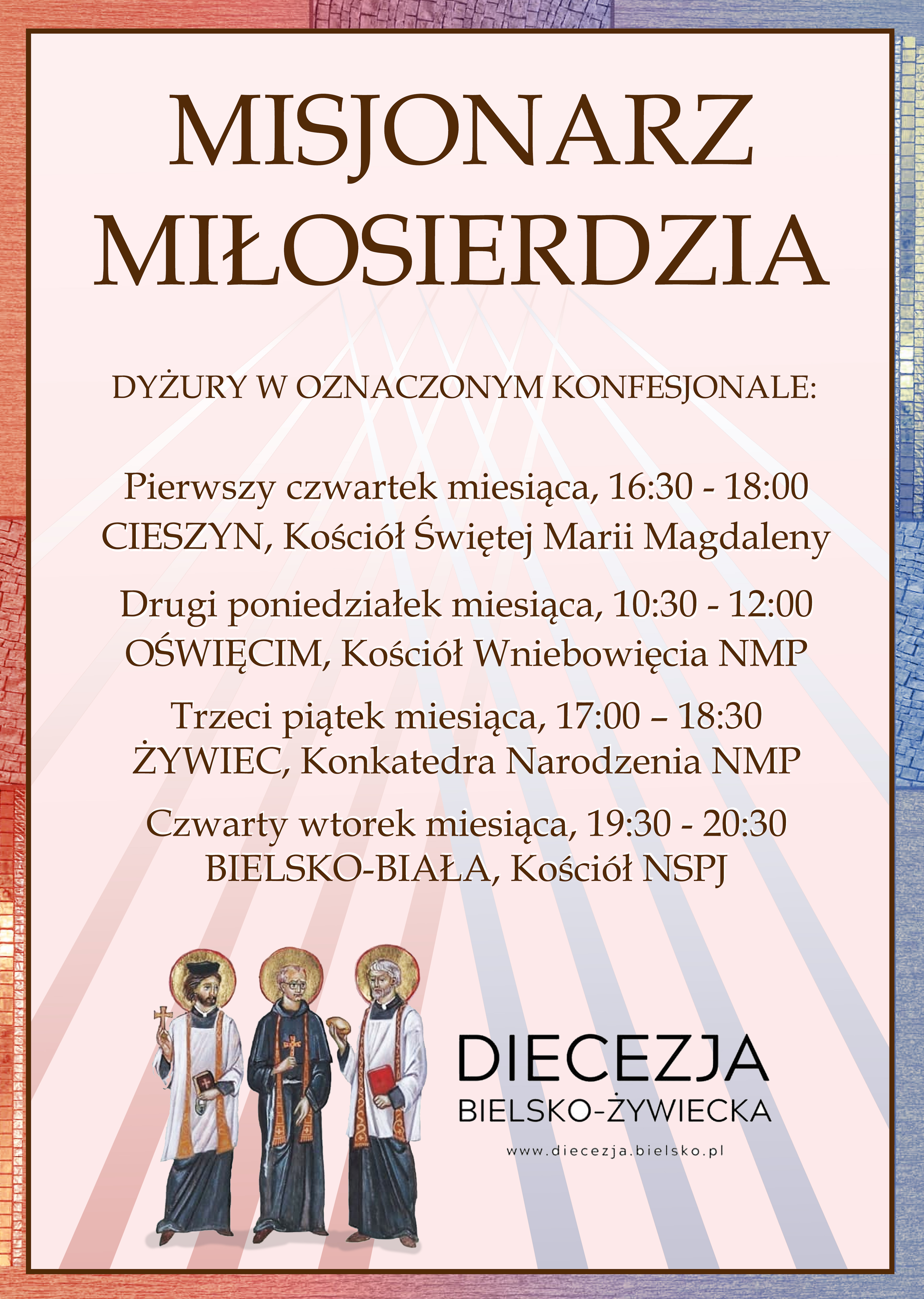 Dyżury Misjonarzy Miłosierdzia1